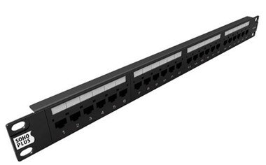 Foto do produto PATCH PANEL SOHOPLUS CAT6 24P T568A/B 