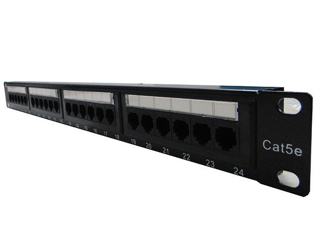 Foto do produto PATCH PANEL CAT.5E - 24 PORTAS 