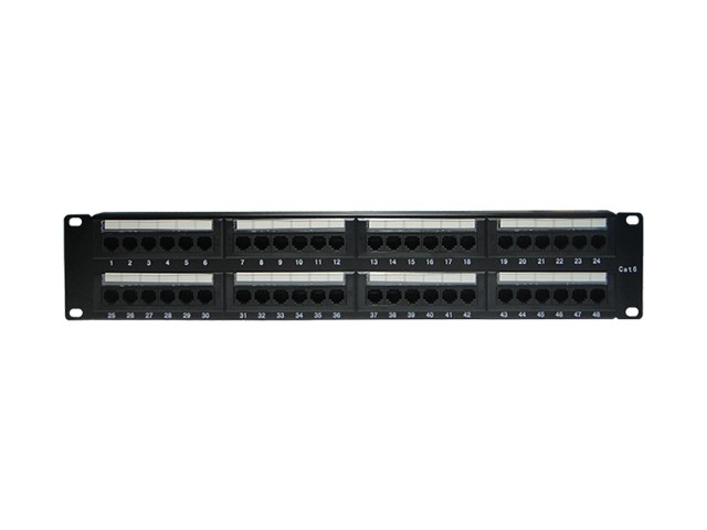 Foto do produto PATCH PANEL CAT6 - 48 PORTAS ( 2U ) 