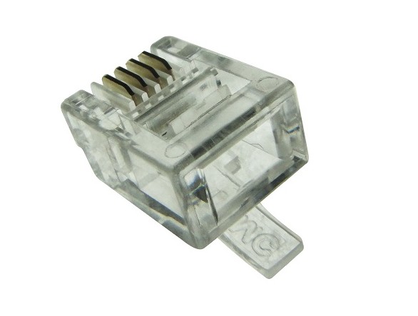 Foto do produto CONECTOR RJ11 CAT.3 PLUG 6X4 - PCT C/100UN 