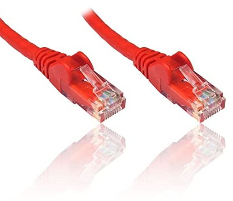 Foto do produto PATCH CORD CAT.5E - 0.5M VERMELHO ANATEL 