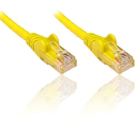 Foto do produto PATCH CORD CAT.5E - 0.5M AMARELO ANATEL 