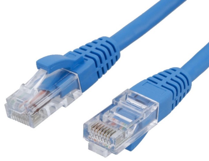 Foto do produto PATCH CORD CAT.6 - 0,5M AZUL ANATEL 